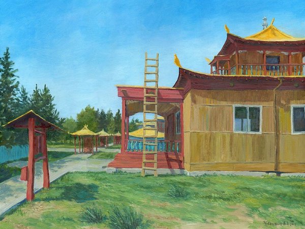 Монгол зураг монгольская Национальная живопись