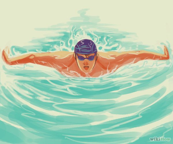 Плавание рисование