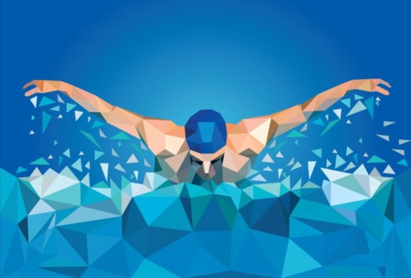 Изображение пловца