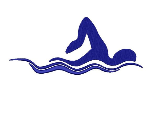 Пловец силуэт