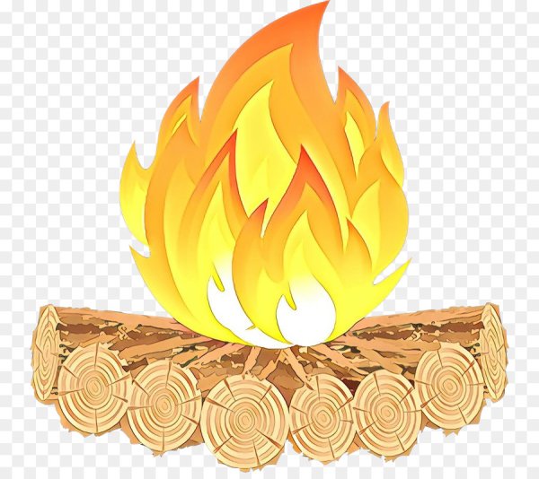 Огонь с дровами для детей