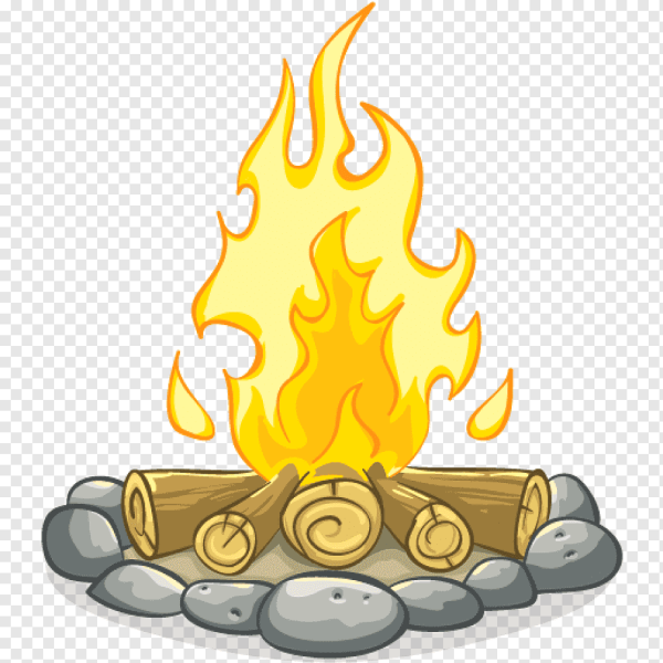 Векторное изображение костра