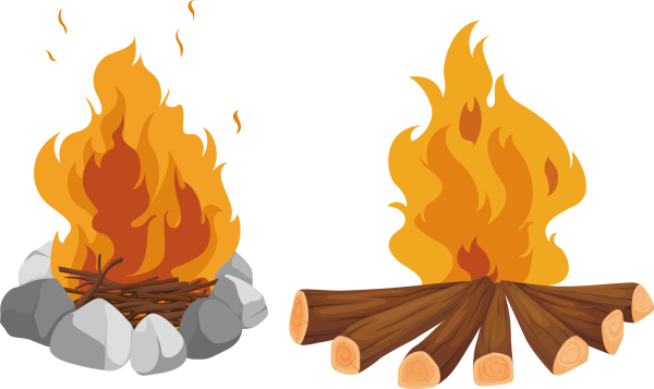 Огонь раскраска для детей