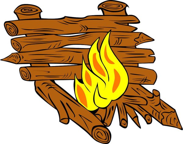 Костер клипарт