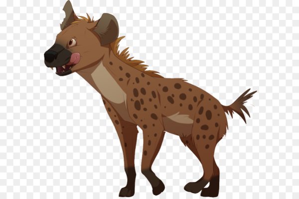 Пятнистая гиена арт