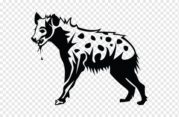 Гиена рисунок