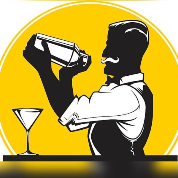 Бармен рисунок