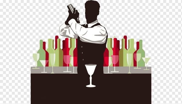 Бармен вектор