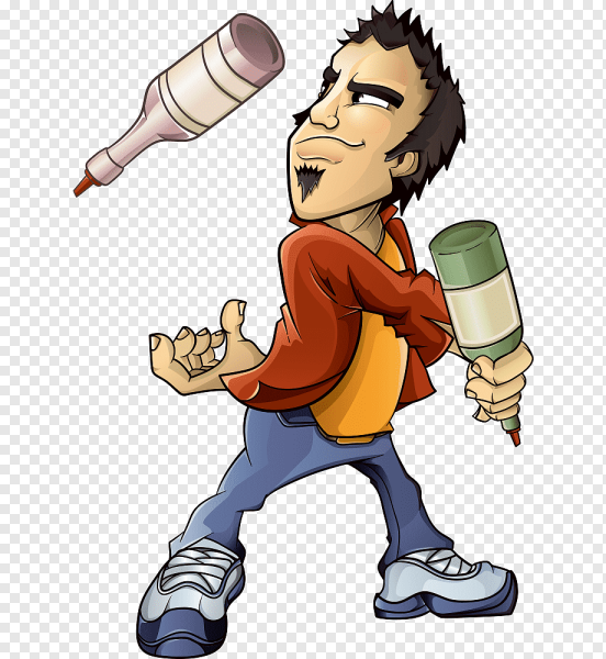 Бармен мультяшка