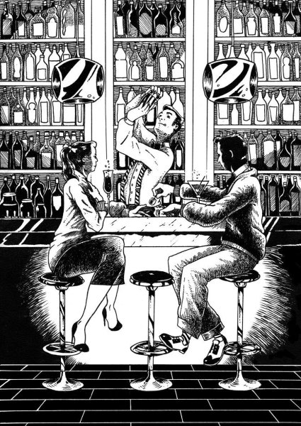 Барная стойка рисунок