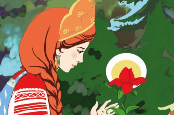 Аленькии ЦВЕТОЧЕКНА белом фоне