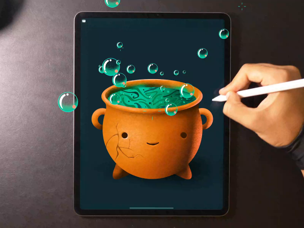 Иллюстрация на айпад