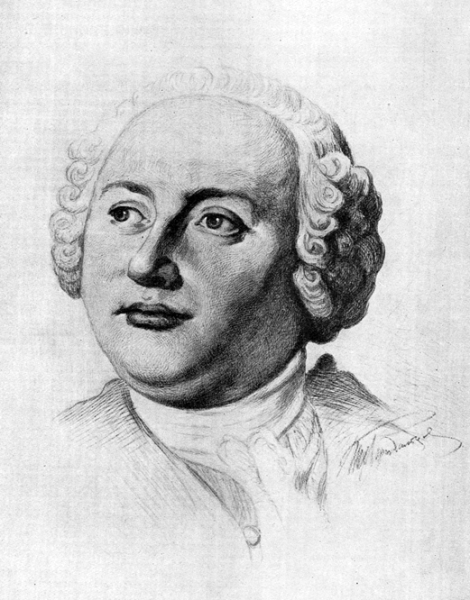 Ломоносов Михаил Васильевич рисунок