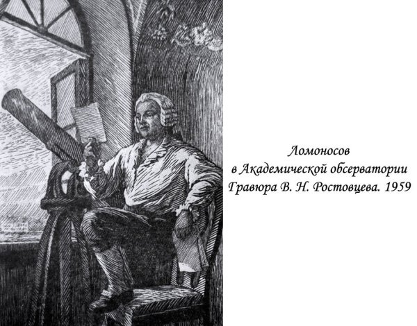 Ломоносов Михаил Васильевич гравюра