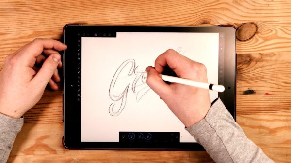 Рисование на айпаде