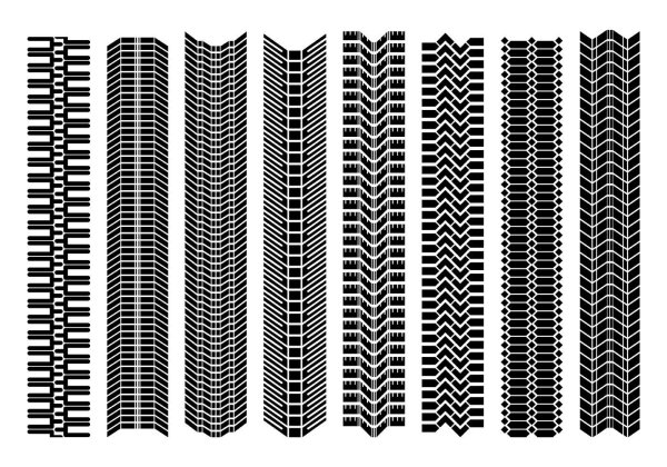 Вектор протектора колеса мотоцикла спереди