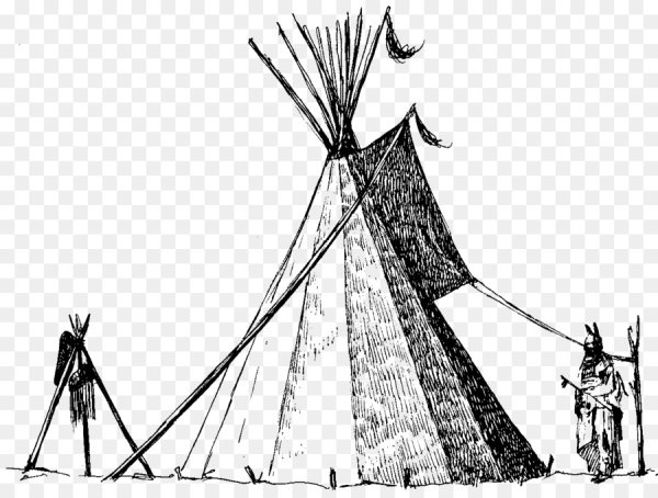 Вигвам индейцев вектор