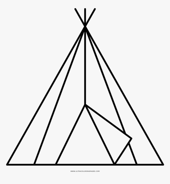 Вигвам раскраска