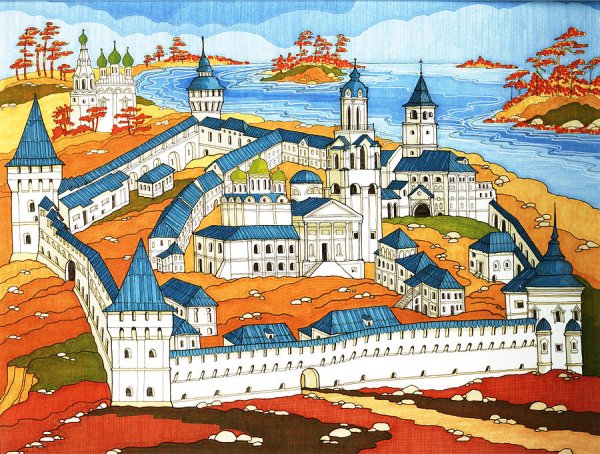 Древнерусский город изо
