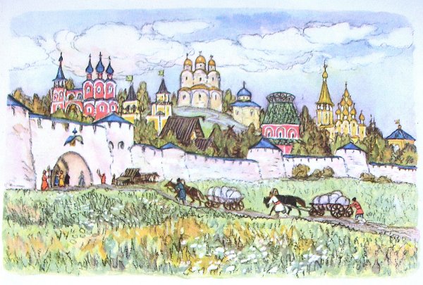 Град столица в коньке Горбунке