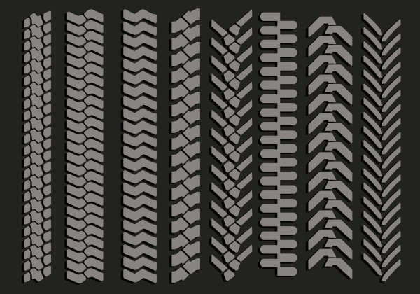 Вектор протектора колеса мотоцикла спереди