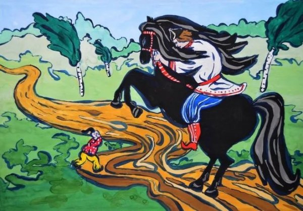 Соловей разбойник иллюстрации