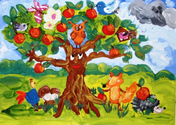 Чуковский чудо дерево иллюстрации