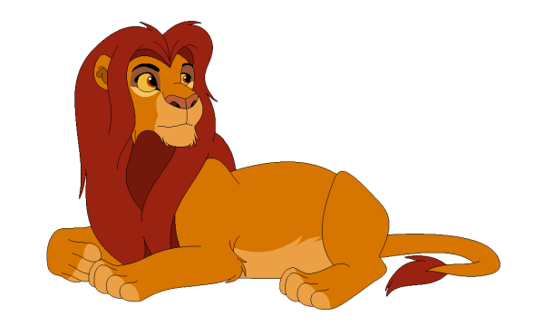 Симба Король Лев рисунок