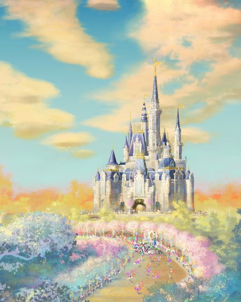 Замок Белоснежки Дисней