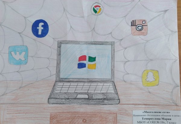 Рисунок на тему интернет