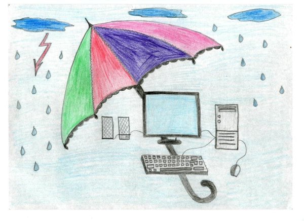 Рисунок на тему интернет