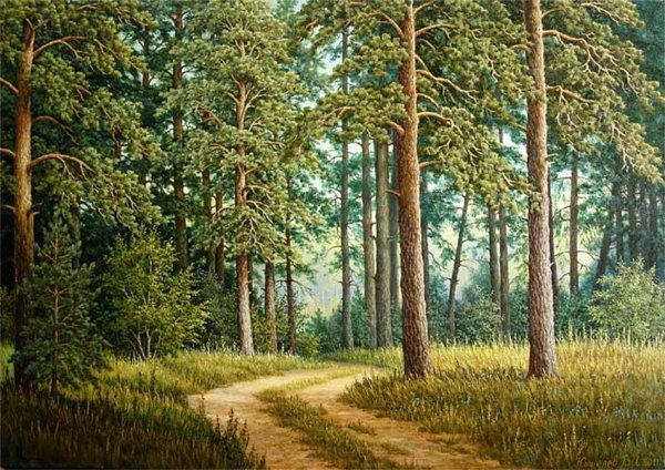 Картина Шишкина еловый Бор