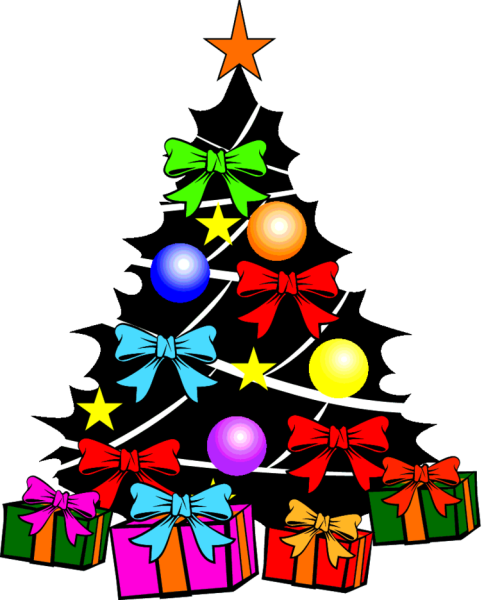 Нарисовать елку новогоднюю