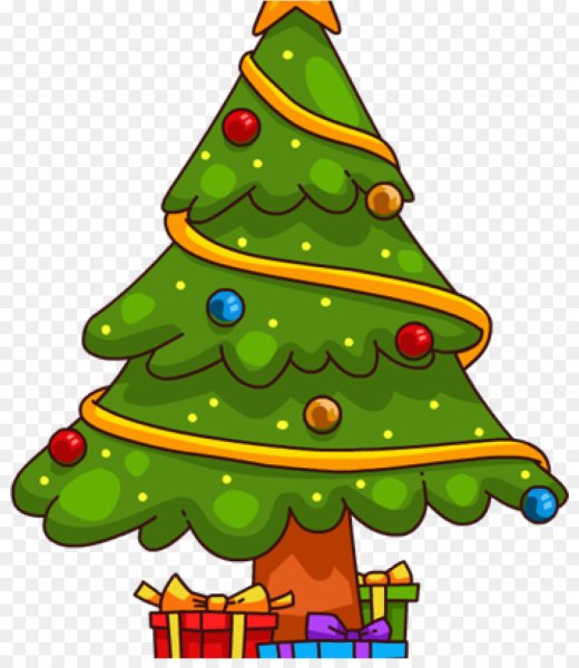 Раскраска елка Новогодняя