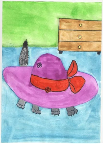 Иллюстрация к произведению Носова Живая шляпа