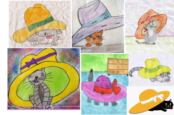 Иллюстрации к живой шляпе Носова