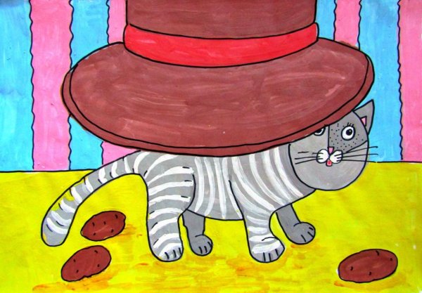 Рисунок к живой шляпе Носова