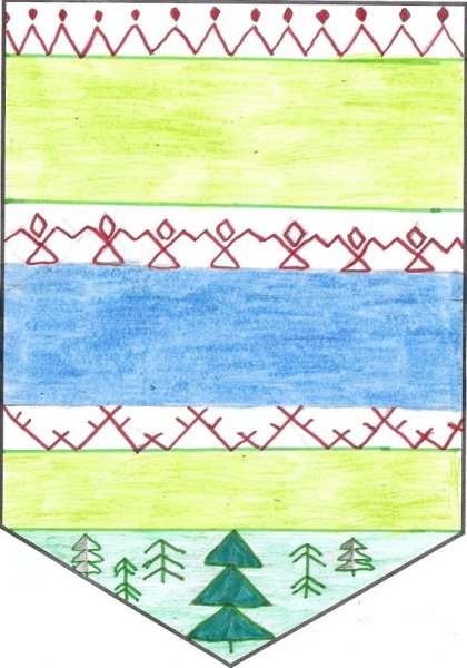 Узоры на полотенце рисование