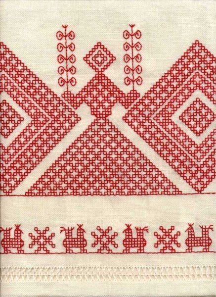 Народная вышивка Пудожья