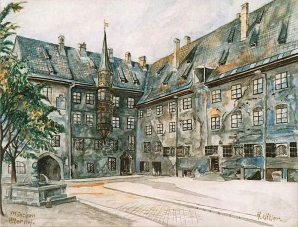 Рисунки Гитлера Адольфа