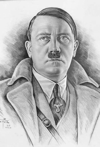 Австрийский художник Адольф Гитлер картины