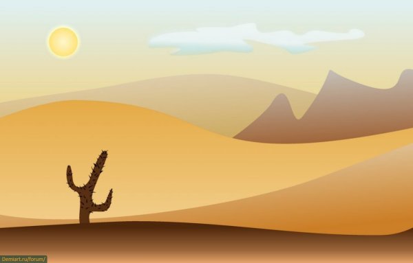 Пустыня адобе иллюстратор
