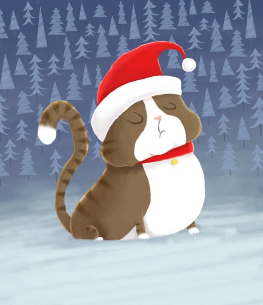 Новогодний котик