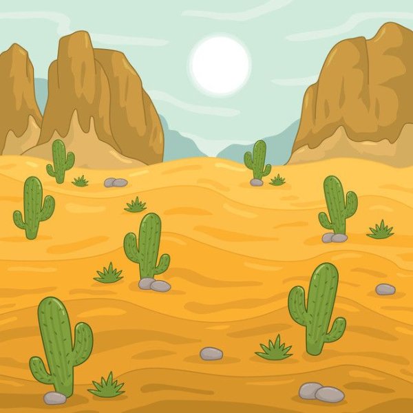 Фон пустыни БРАВЛ старс