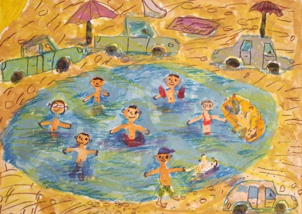 Рисование летние каникулы