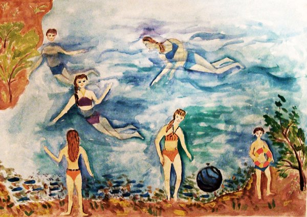 Рисунок мое лето