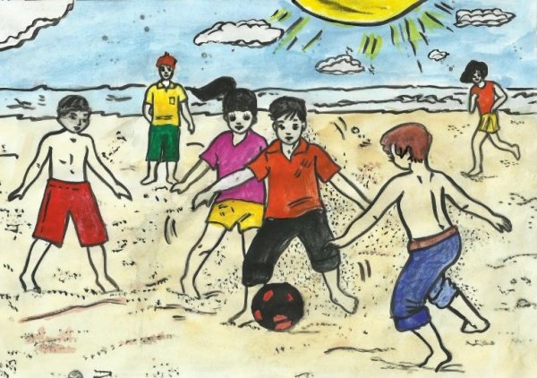 Рисование летние каникулы