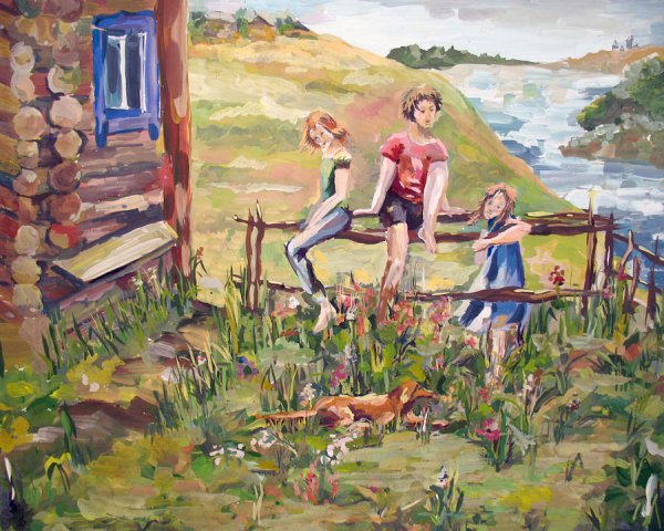 Рисунок на тему летние каникулы