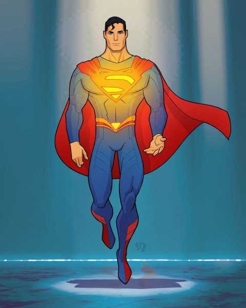 Супермен рисунок