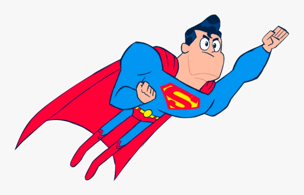 Супермен летит